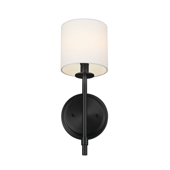 Kichler 52505BK One Light Wall Sconce, Black