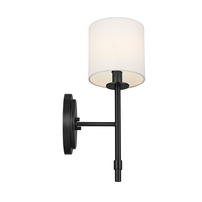 Kichler 52505BK One Light Wall Sconce, Black