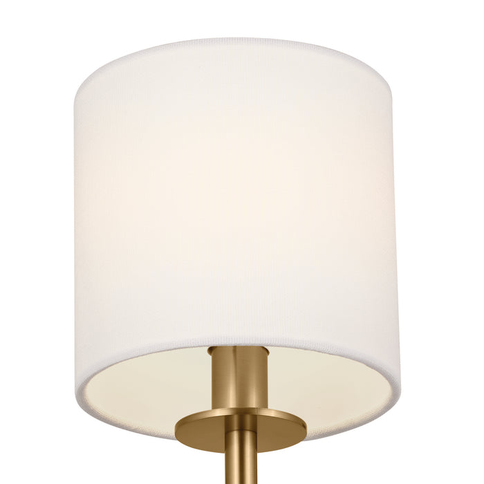 Kichler 52505BNB One Light Wall Sconce, Brushed Natural Brass