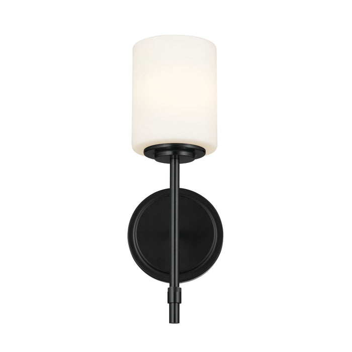 Kichler 55140BK One Light Wall Sconce, Black