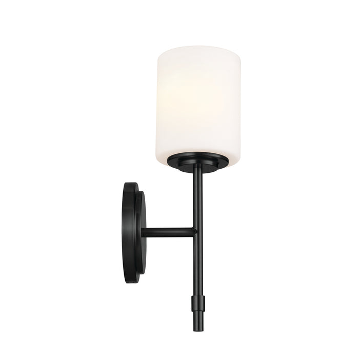 Kichler 55140BK One Light Wall Sconce, Black