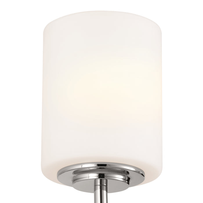 Kichler 55140PN One Light Wall Sconce, Polished Nickel