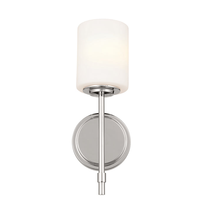 Kichler 55140PN One Light Wall Sconce, Polished Nickel
