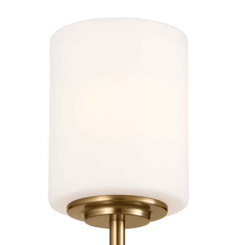 Kichler 55140BNB One Light Wall Sconce, Brushed Natural Brass