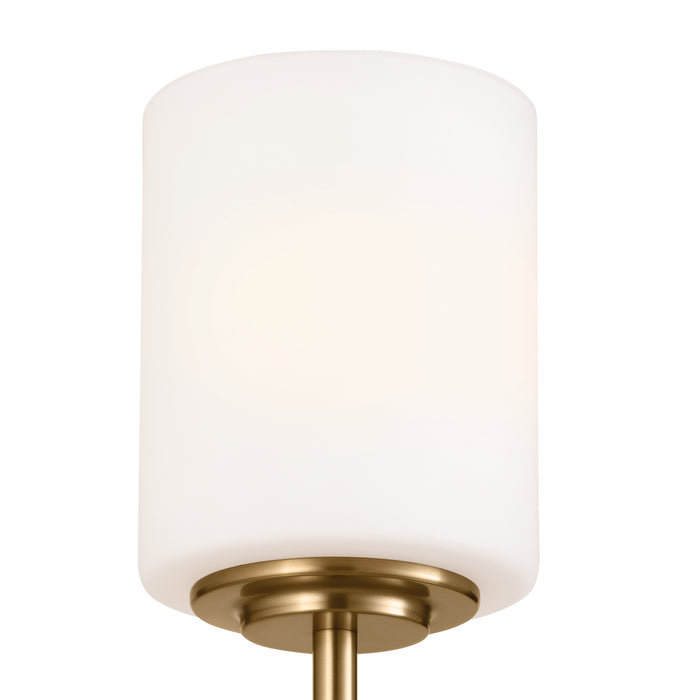 Kichler 55140BNB One Light Wall Sconce, Brushed Natural Brass