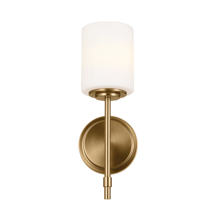 Kichler 55140BNB One Light Wall Sconce, Brushed Natural Brass