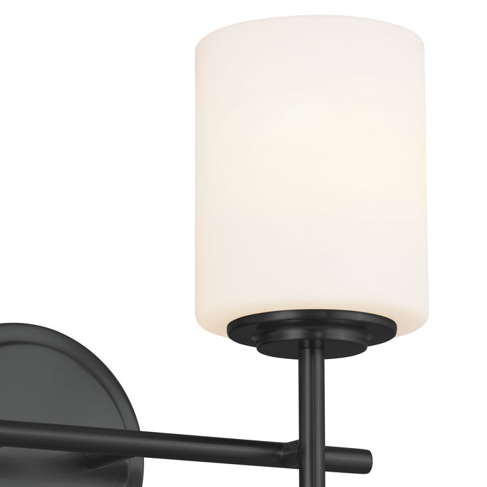 Kichler 55141BK Two Light Bath, Black