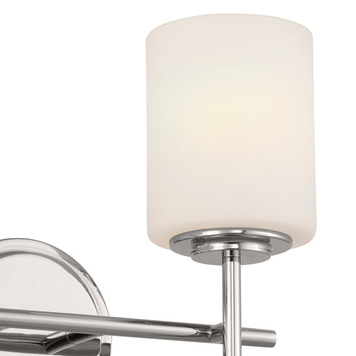 Kichler 55141PN Two Light Bath, Polished Nickel