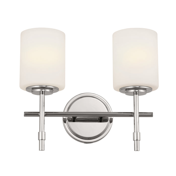 Kichler 55141PN Two Light Bath, Polished Nickel