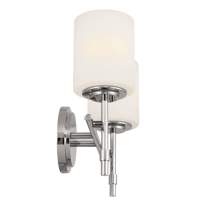 Kichler 55141PN Two Light Bath, Polished Nickel