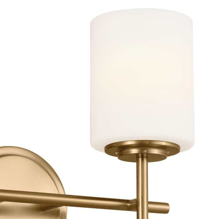 Kichler 55141BNB Two Light Bath, Brushed Natural Brass
