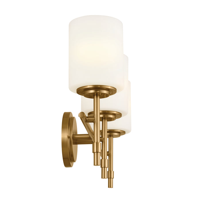 Kichler 55142BNB Three Light Bath, Brushed Natural Brass