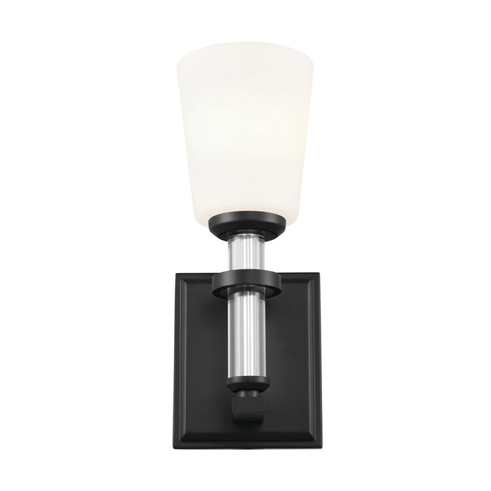 Kichler 55145BK One Light Wall Sconce, Black