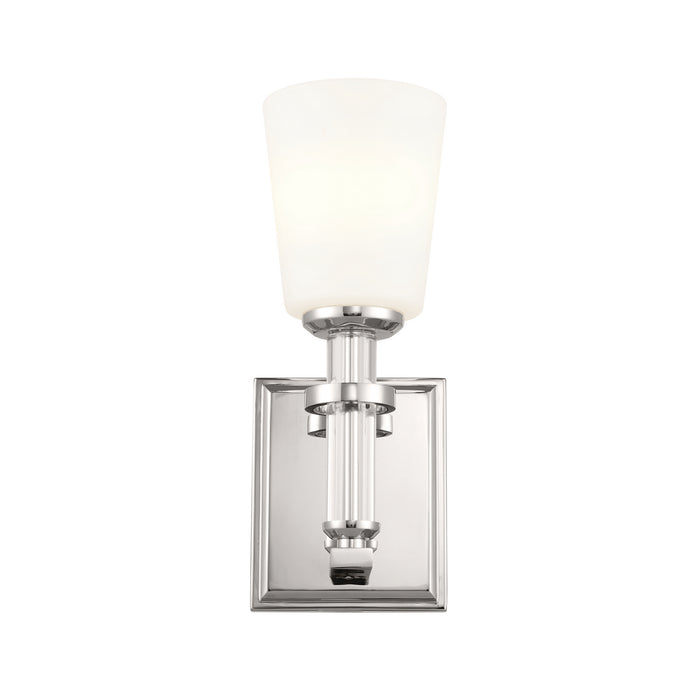 Kichler 55145PN One Light Wall Sconce, Polished Nickel