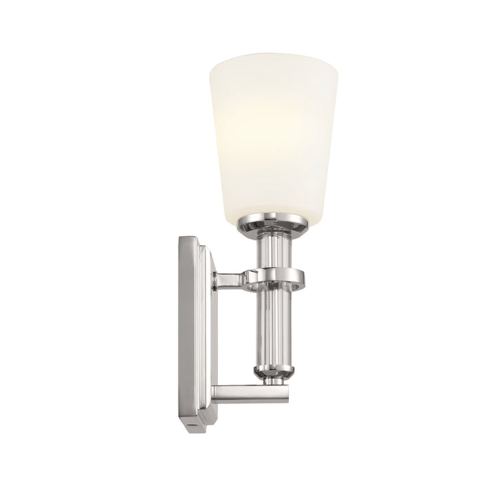 Kichler 55145PN One Light Wall Sconce, Polished Nickel