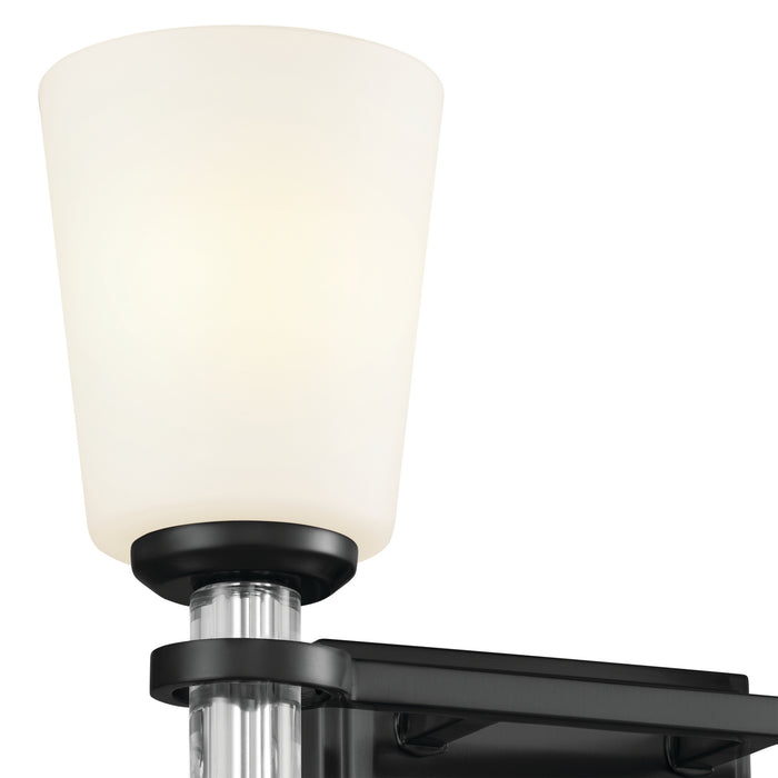 Kichler 55146BK Two Light Bath, Black