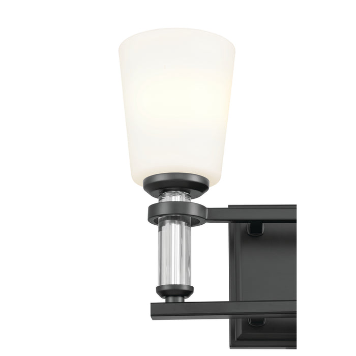Kichler 55146BK Two Light Bath, Black