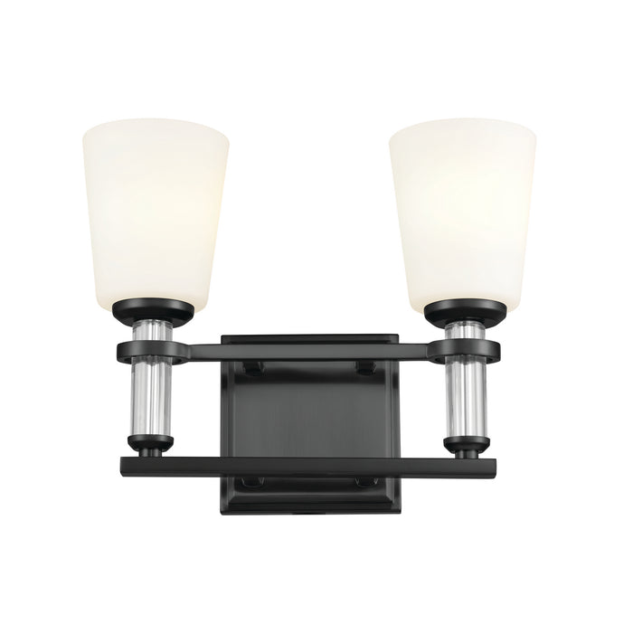 Kichler 55146BK Two Light Bath, Black