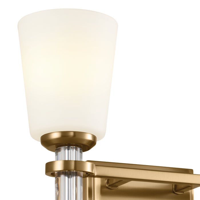 Kichler 55146BNB Two Light Bath, Brushed Natural Brass