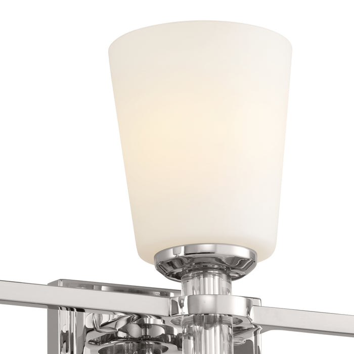 Kichler 55147PN Three Light Bath, Polished Nickel