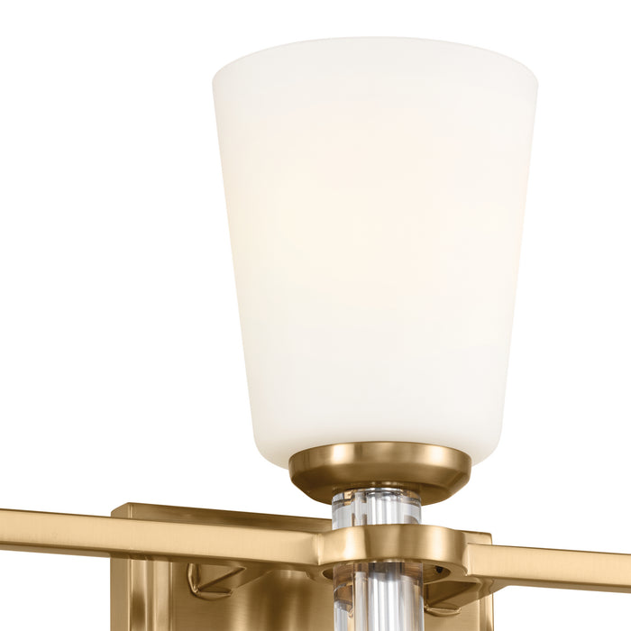 Kichler 55147BNB Three Light Bath, Brushed Natural Brass