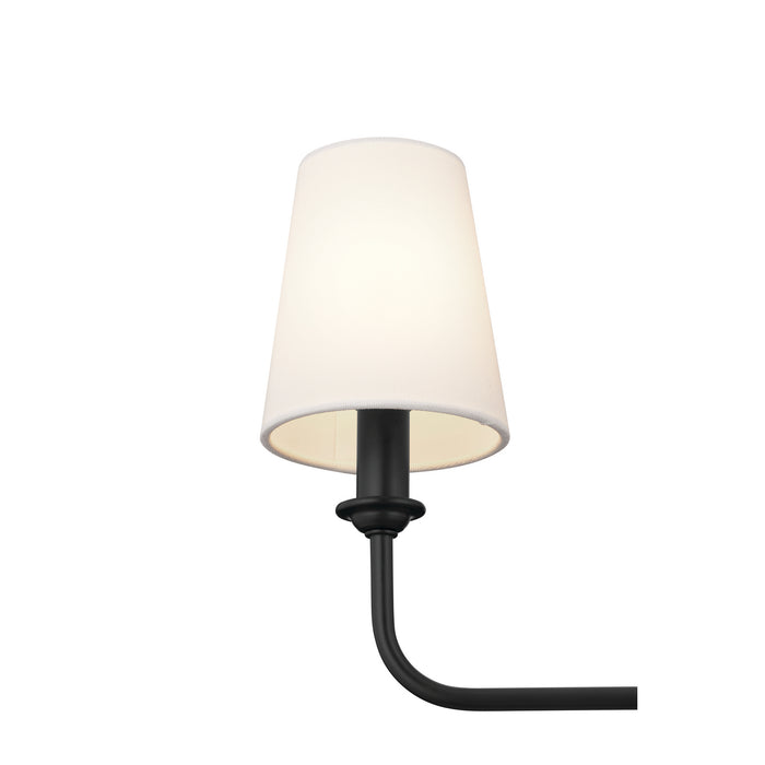 Kichler 52516BK Six Light Chandelier, Black