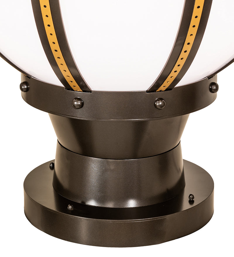Meyda Tiffany 246532 One Light Pier Mount, Oil Rubbed Bronze & Goldtastic