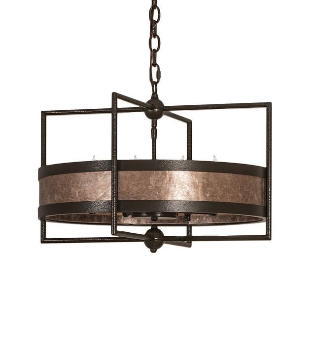 Meyda Tiffany 247648 Eight Light Chandelier, Timeless Bronze Vein