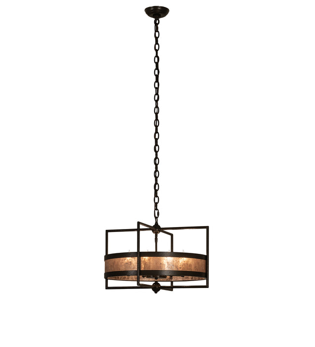Meyda Tiffany 247648 Eight Light Chandelier, Timeless Bronze Vein