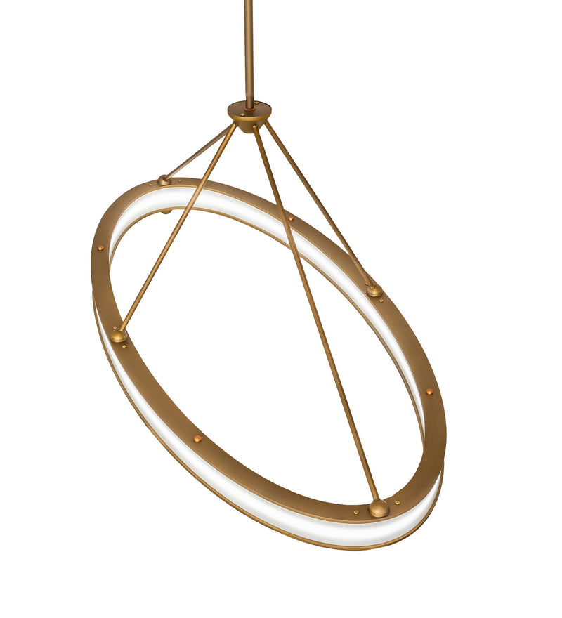 Meyda Tiffany 250621 LED Pendant, Gold Matte