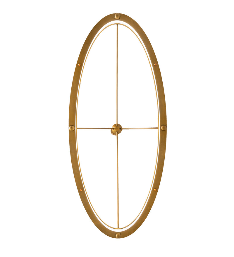 Meyda Tiffany 250621 LED Pendant, Gold Matte