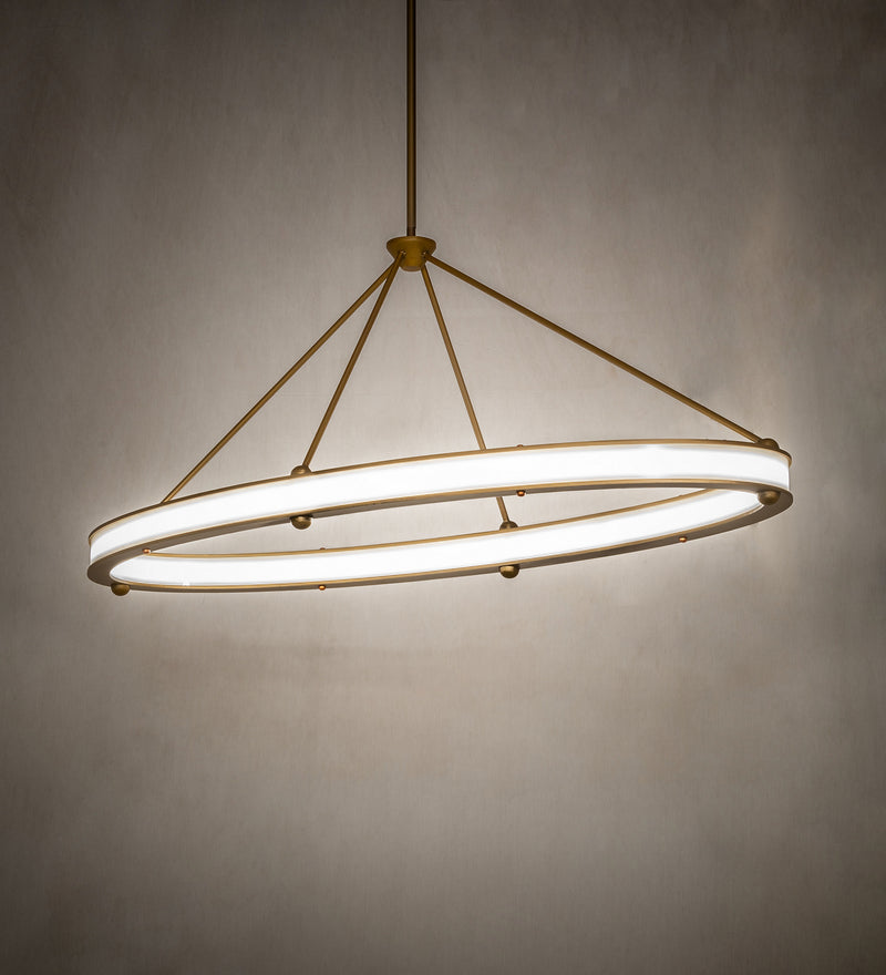Meyda Tiffany 250621 LED Pendant, Gold Matte