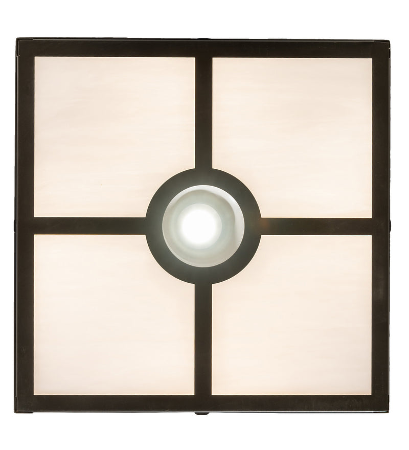Meyda Tiffany 251052 Five Light Flushmount, Craftsman Brown