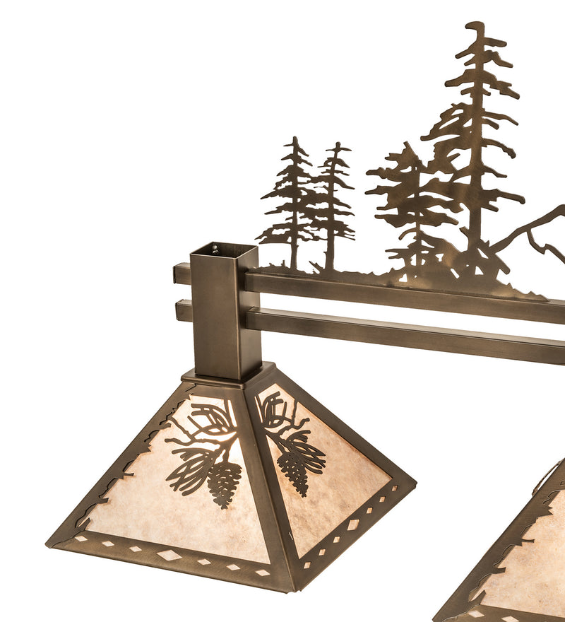 Meyda Tiffany 251561 Three Light Island Pendant, Antique Copper
