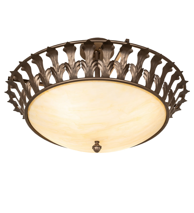 Meyda Tiffany 252764 Four Light Semi-Flushmount, Tyler Bronze