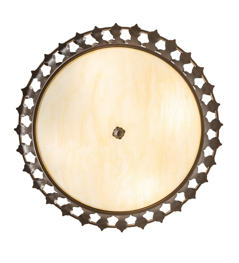Meyda Tiffany 252764 Four Light Semi-Flushmount, Tyler Bronze