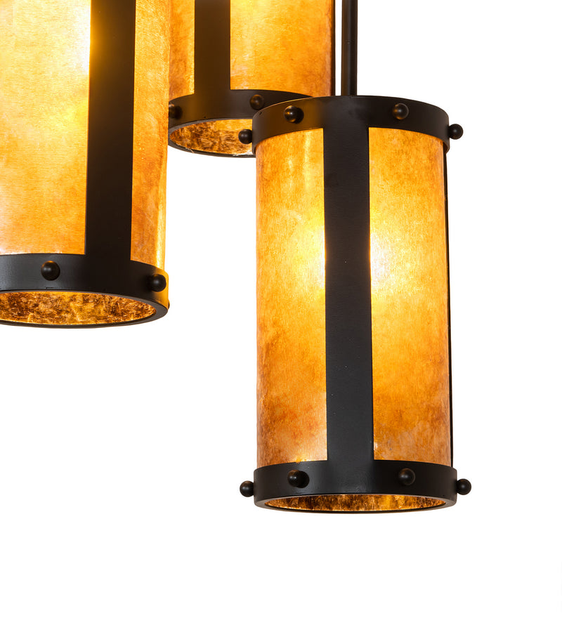 Meyda Tiffany 252907 Nine Light Chandelier, Blackwash
