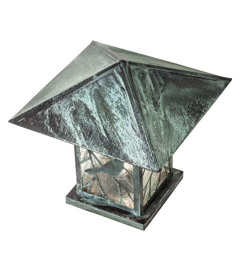 Meyda Tiffany 253160 One Light Pier Mount, Verdigris