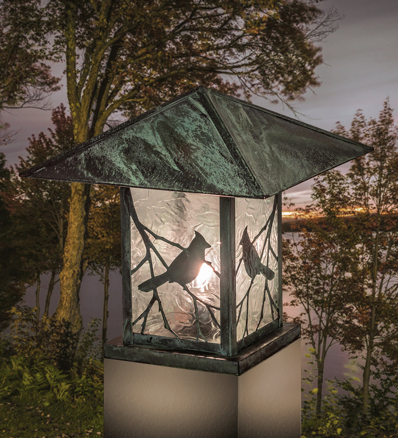 Meyda Tiffany 253160 One Light Pier Mount, Verdigris