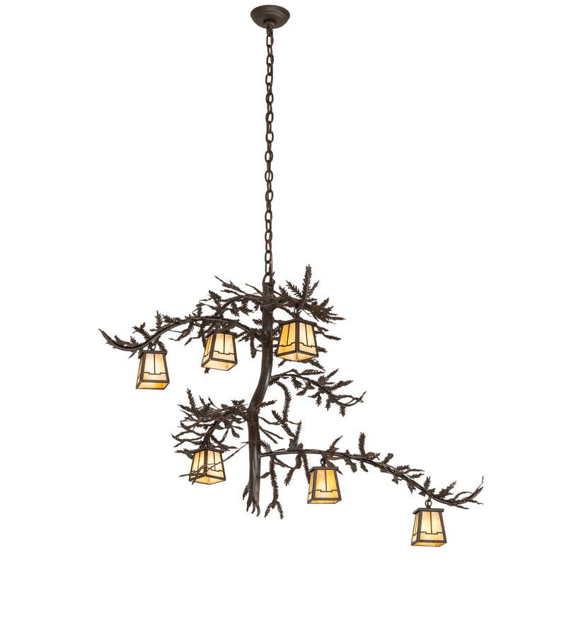 Meyda Tiffany 253650 Six Light Chandelier, Oil Rubbed Bronze