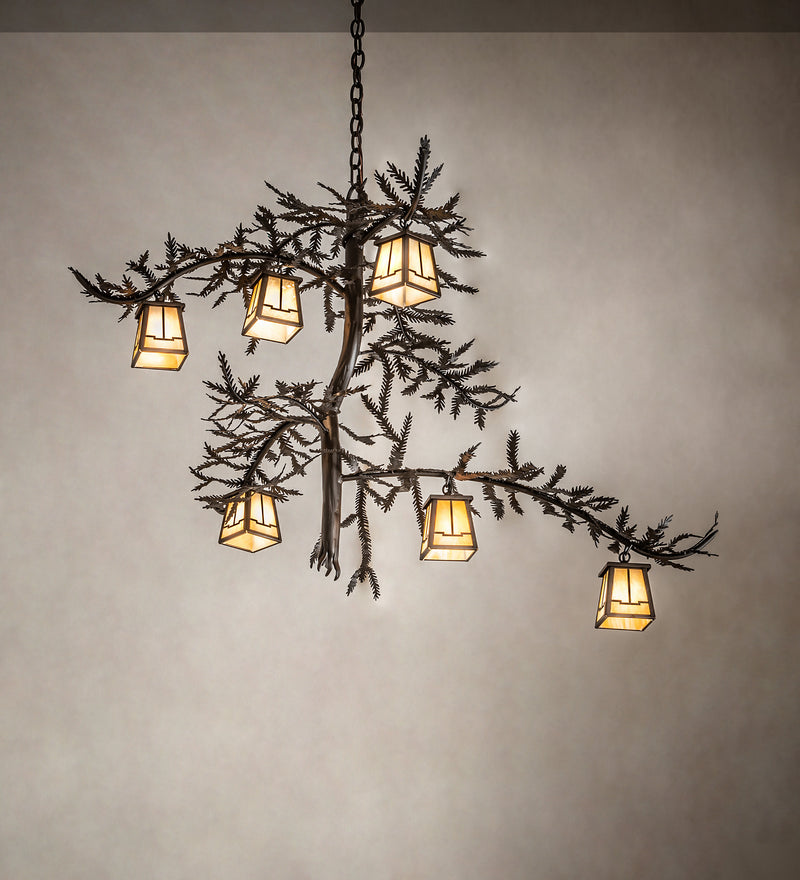 Meyda Tiffany 253650 Six Light Chandelier, Oil Rubbed Bronze