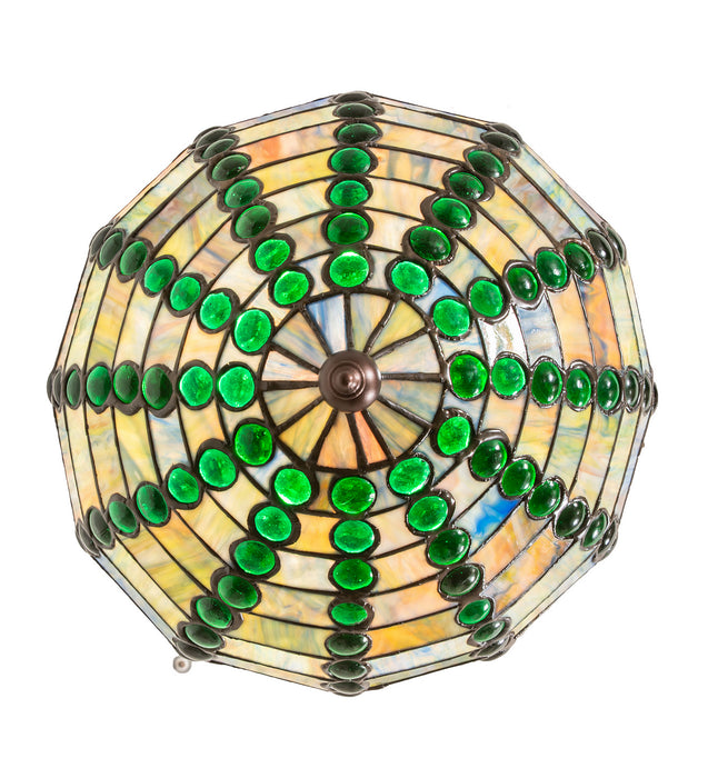 Meyda Tiffany 254233 One Light Pendant, Mahogany Bronze