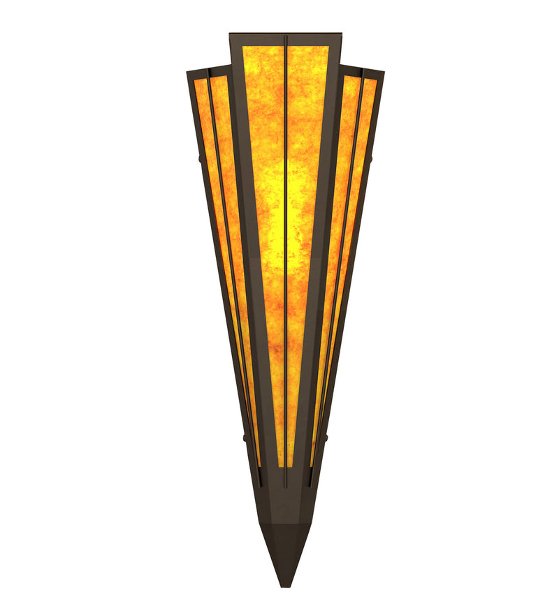 Meyda Tiffany 255605 One Light Wall Sconce, Oil Rubbed Bronze
