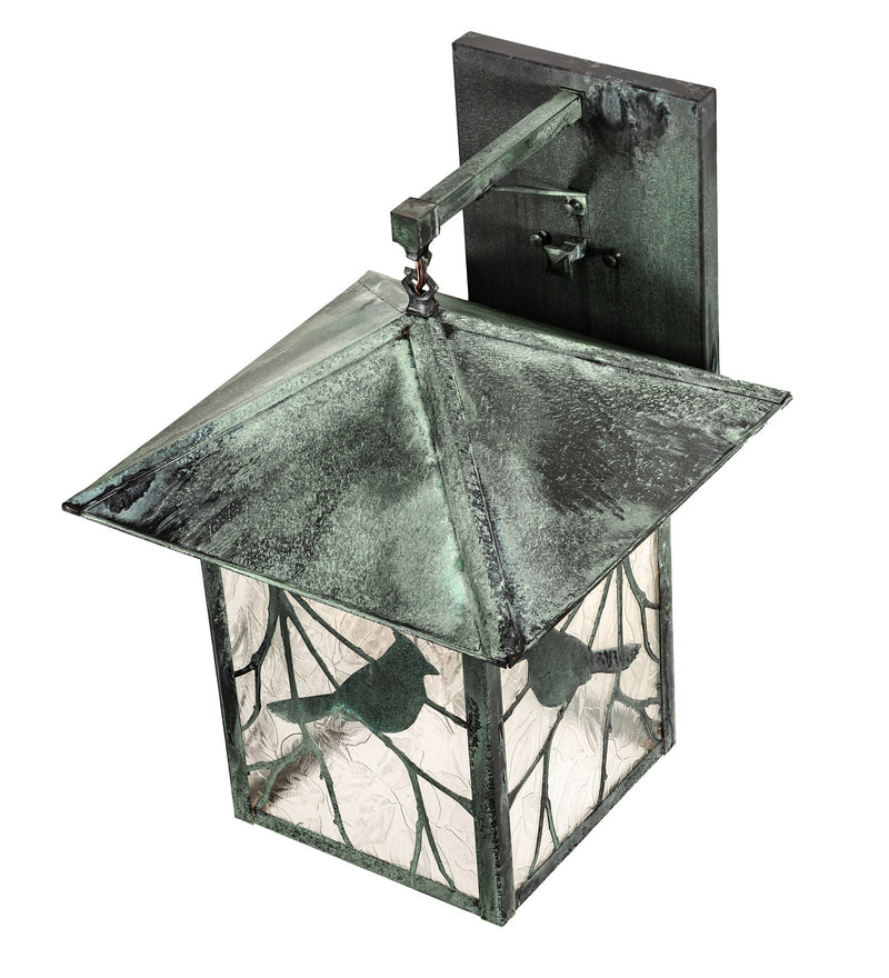 Meyda Tiffany 94681 One Light Wall Sconce, Verdigris