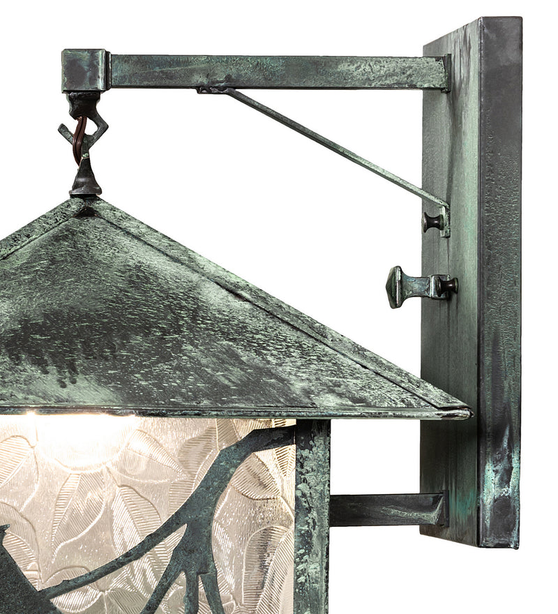 Meyda Tiffany 94681 One Light Wall Sconce, Verdigris