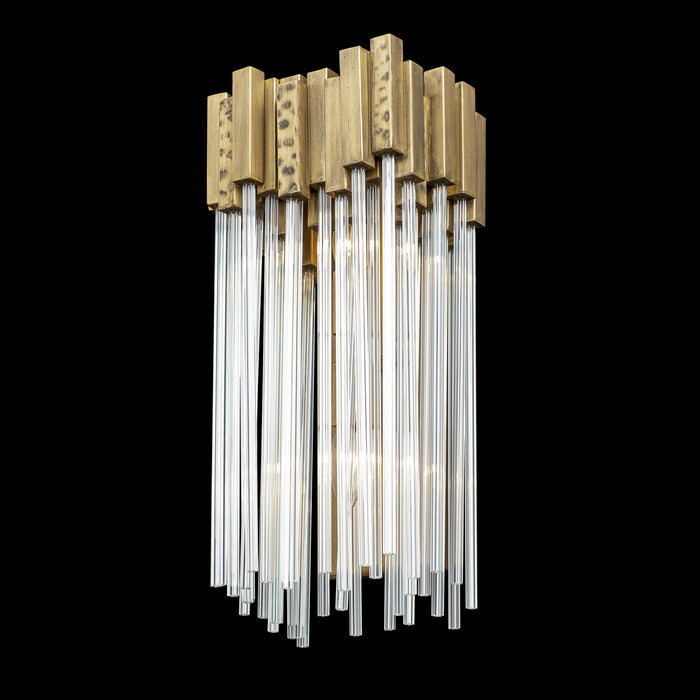 Varaluz 309W02HG Two Light Wall Sconce, Havana Gold