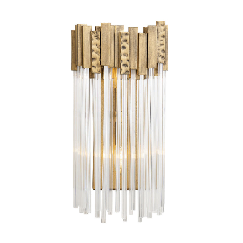 Varaluz 309W02HG Two Light Wall Sconce, Havana Gold