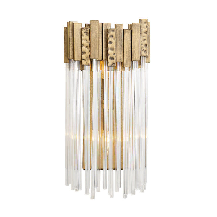 Varaluz 309W02HG Two Light Wall Sconce, Havana Gold