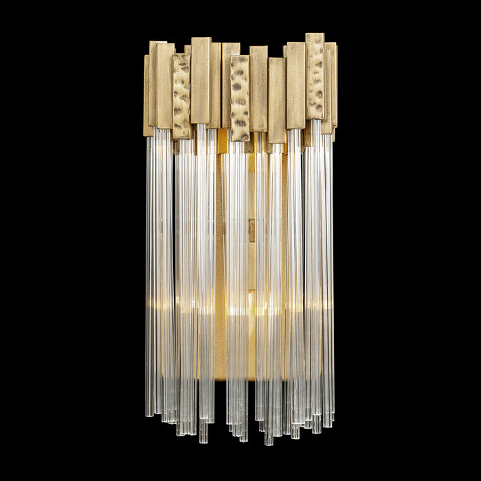 Varaluz 309W02HG Two Light Wall Sconce, Havana Gold