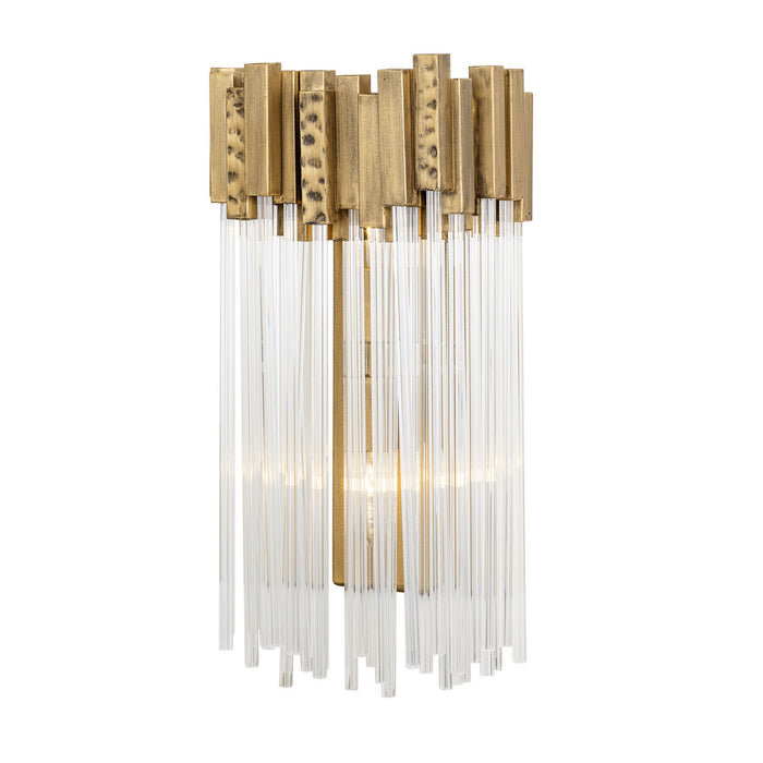 Varaluz 309W02HG Two Light Wall Sconce, Havana Gold
